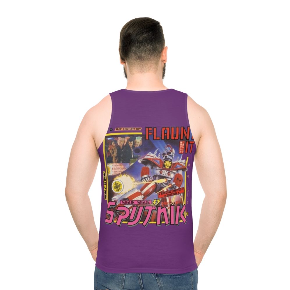 Sigue Sigue Sputnik 80s electropunk unisex tank top