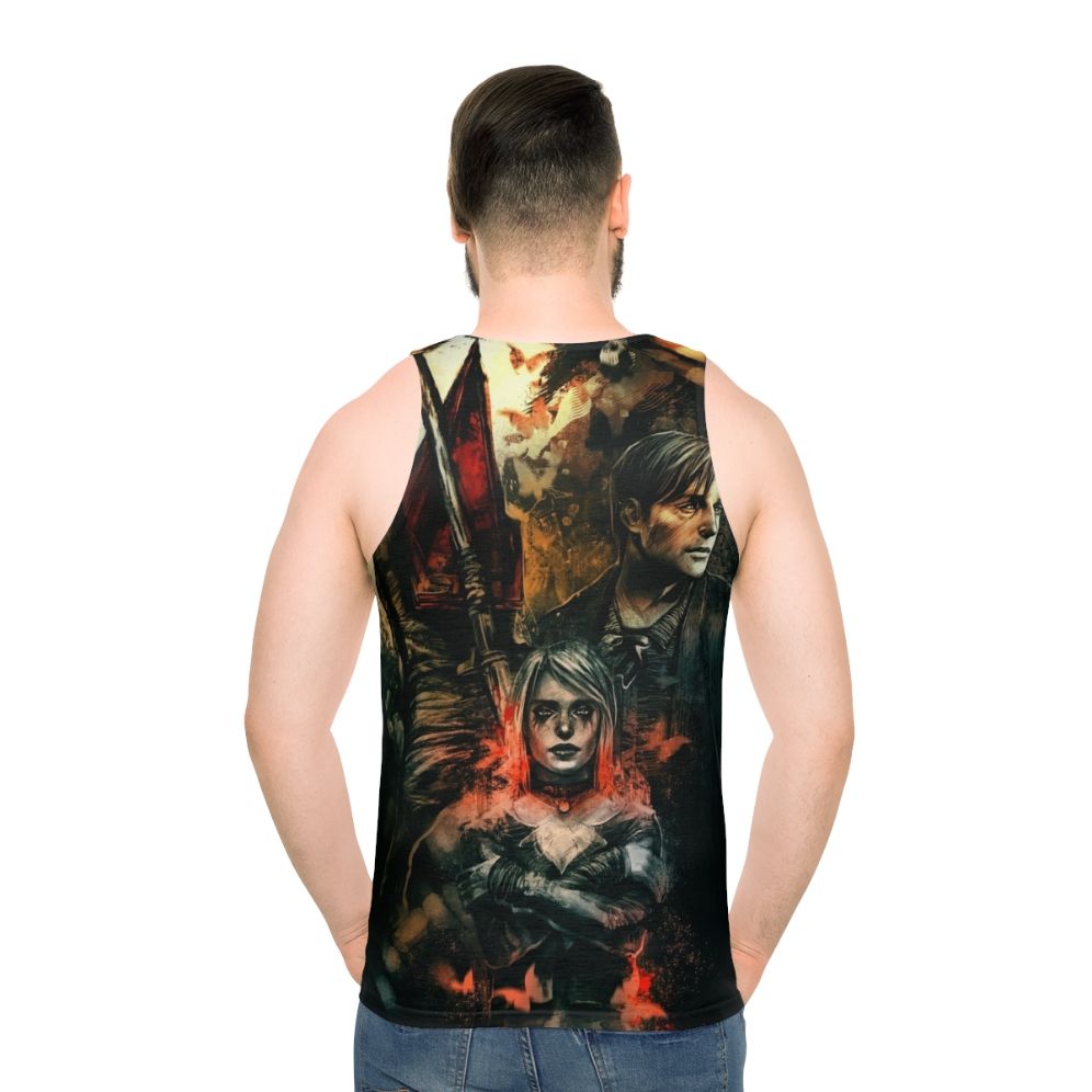 Silent Hill 2 horror video game unisex tank top