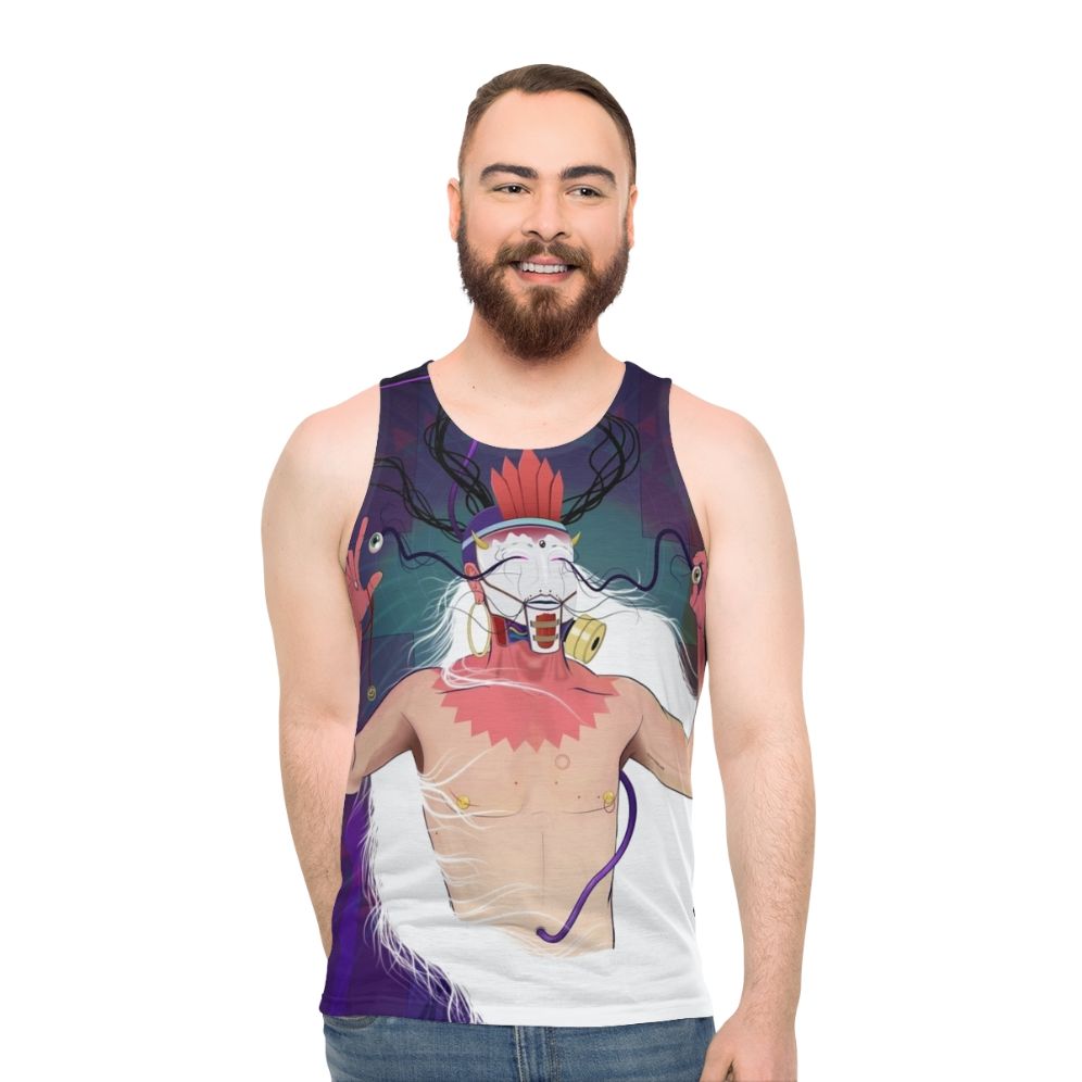 Silent Stare Modern Deity Unisex Tank Top
