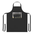 Silhouette apron featuring a design inspired by the movie "The Usual Suspects"
