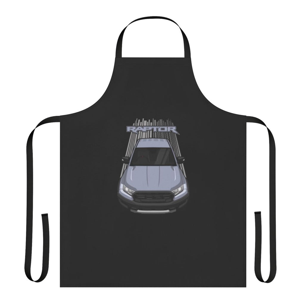 Silver apron featuring the Ford Ranger Raptor design