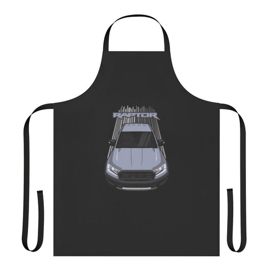Silver apron featuring the Ford Ranger Raptor design