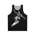 Silver Surfer Unisex Tank Top featuring Norrin Radd, the Herald of Galactus