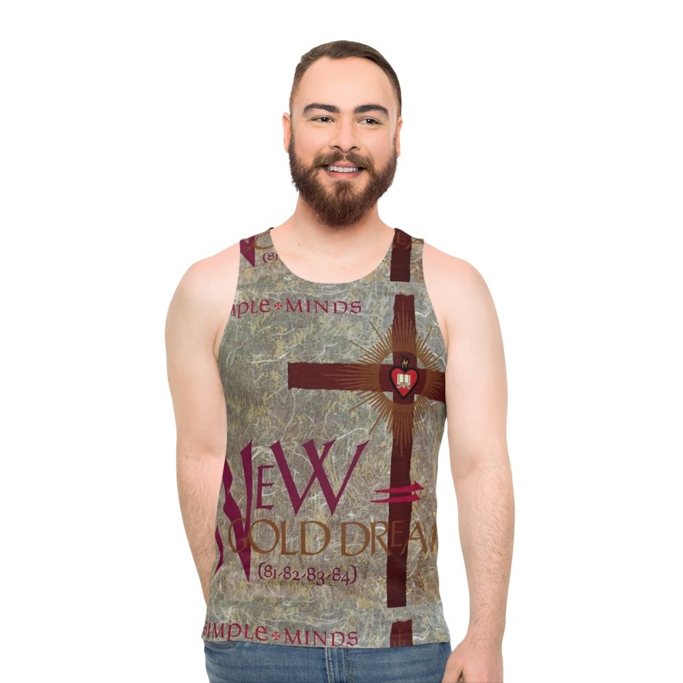 Simple Minds New Gold Dream Album Unisex Tank Top