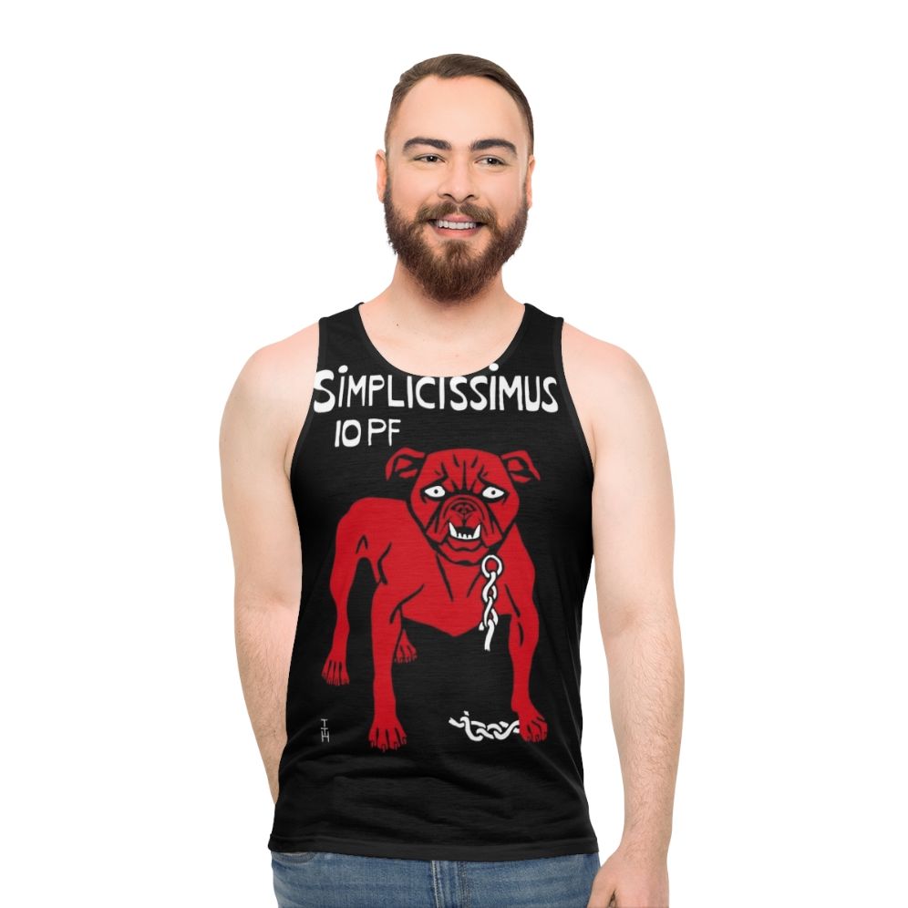 Simplicissimus Unisex Dog Graphic Tank Top