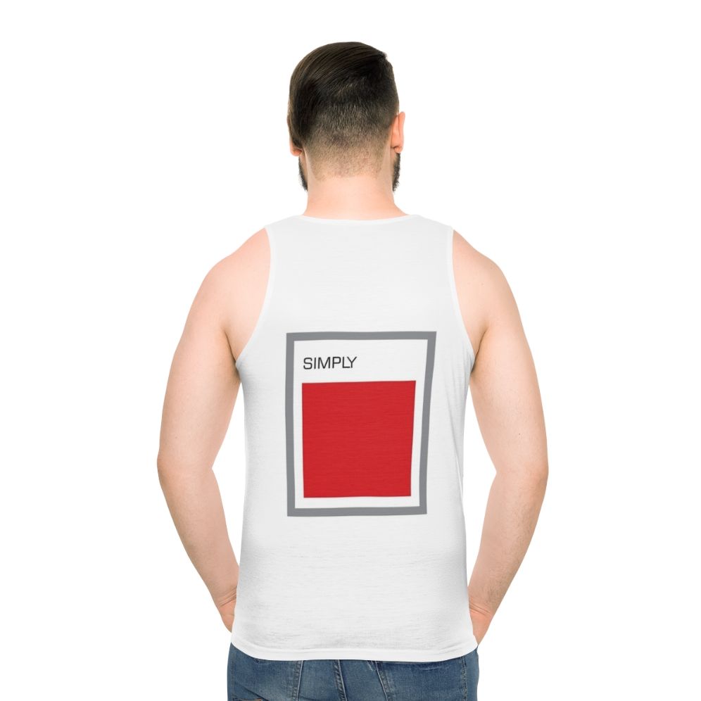 Simply Red Unisex Square Neck Tank Top