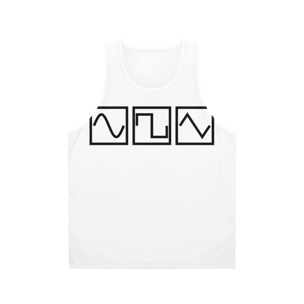 Sine Square Triangle Unisex Music Festival Tank Top