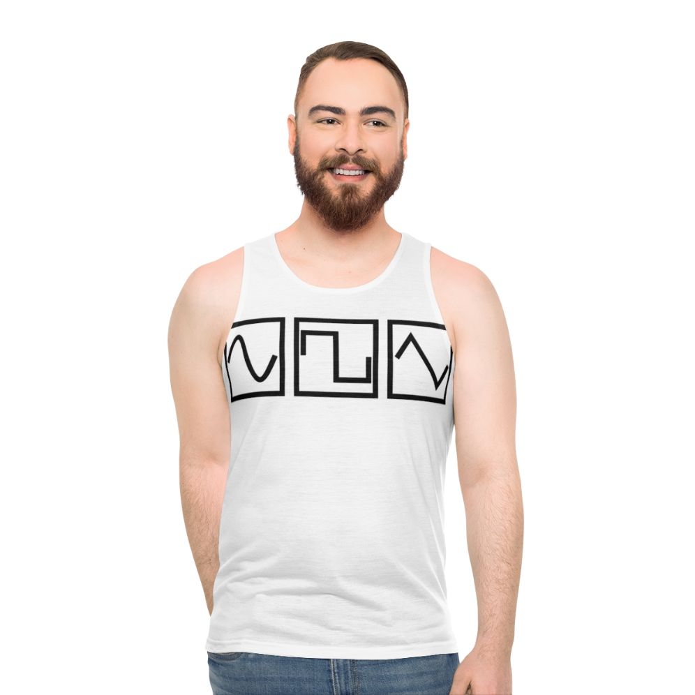 Sine Square Triangle Unisex Music Festival Tank Top