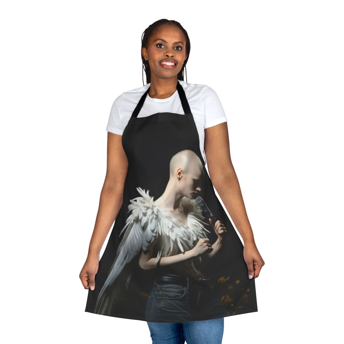 Sinead O'Connor inspired apron for music lovers