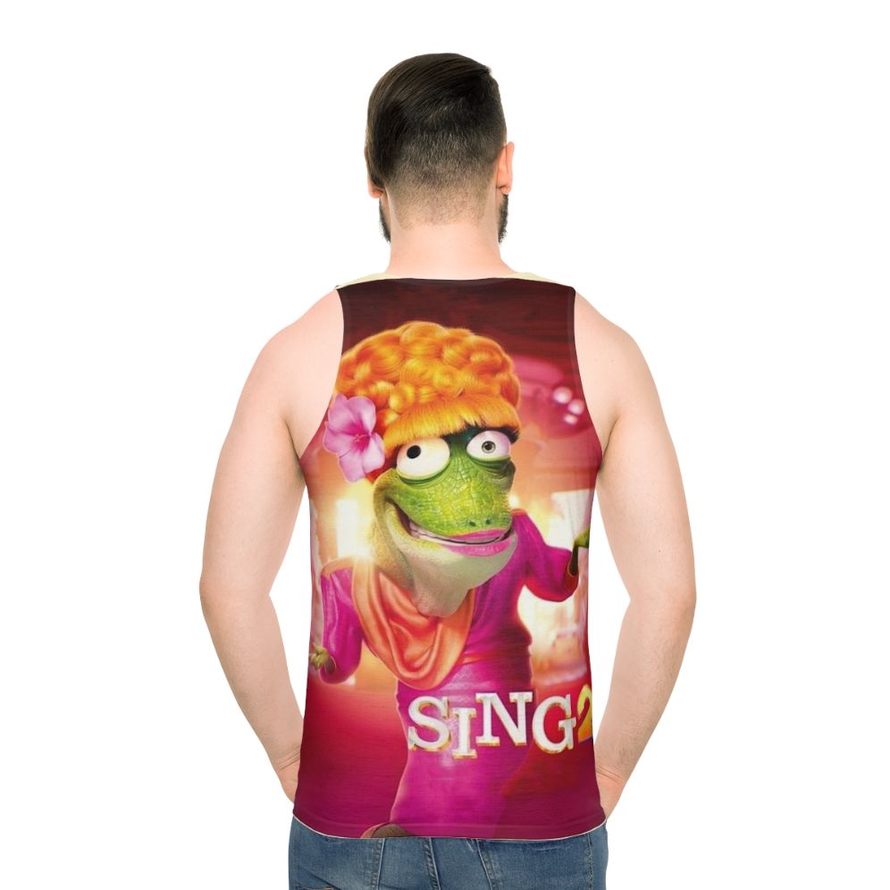 Sing 2 Unisex Tank Top featuring Buster Moon, Clay Calloway, and other characters