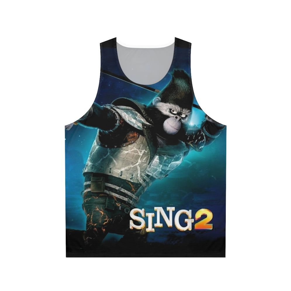 Sing 2 Unisex Tank Top featuring animal characters