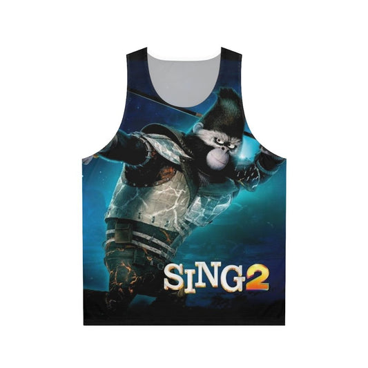 Sing 2 Unisex Tank Top featuring animal characters