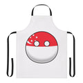Illustrated Singaporean Countryball Design on a Durable Apron