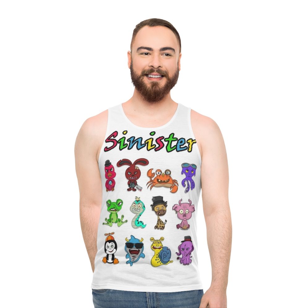 Sinister animals unisex tank top