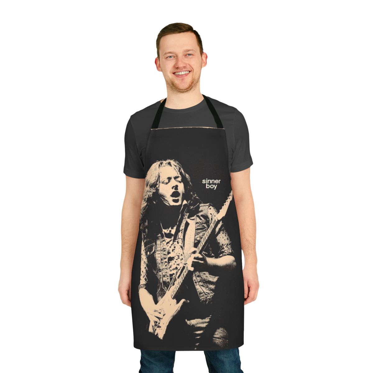 Sinner's Blues Apron - Featuring a stylish design inspired by blues music and Irish culture