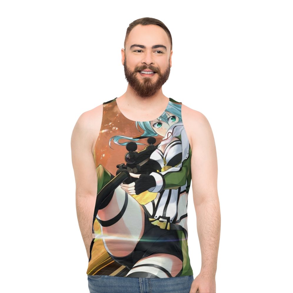 Sinon Anime Inspired Unisex Tank Top
