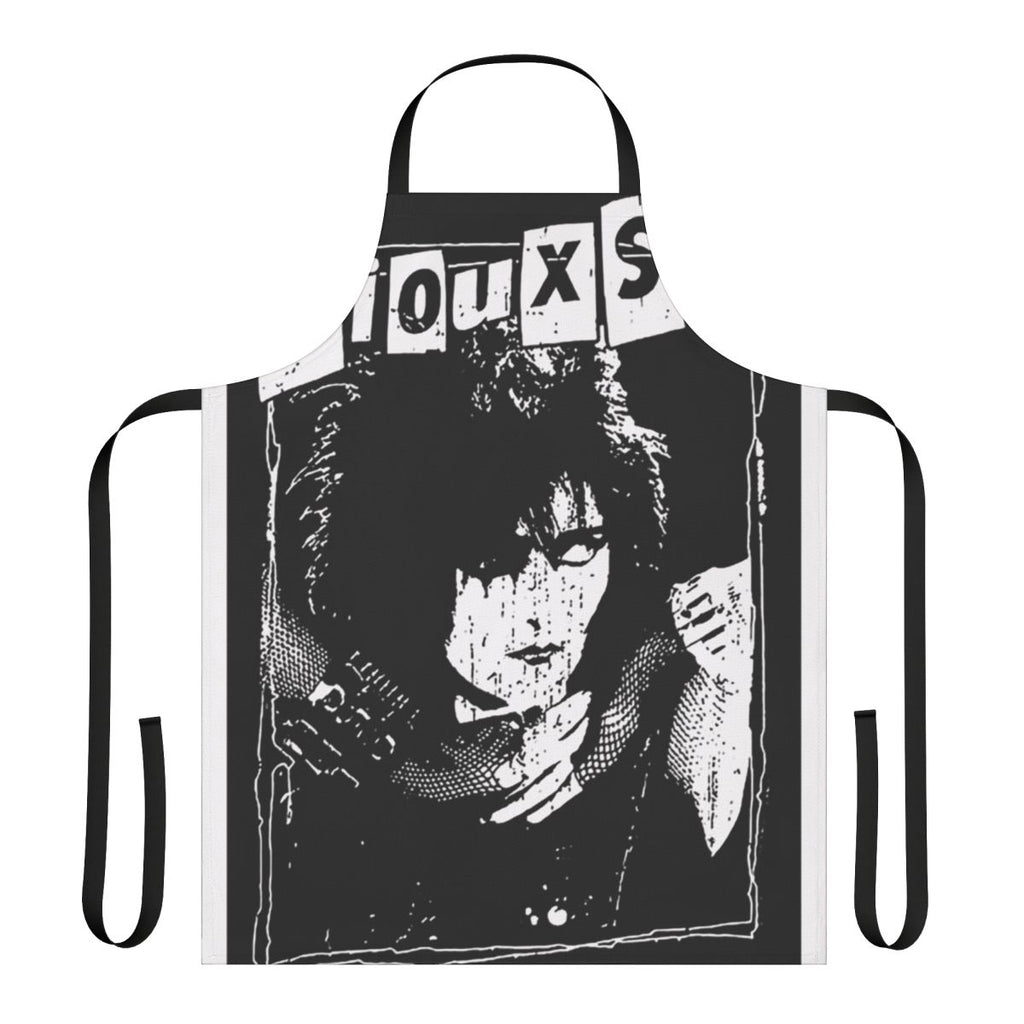 Siouxsie and the Banshees inspired apron with logo artwork design
