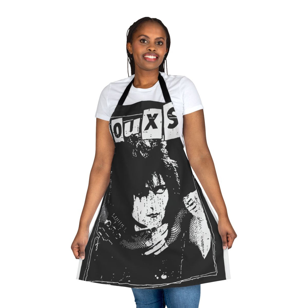 Siouxsie and the Banshees inspired apron with logo artwork design
