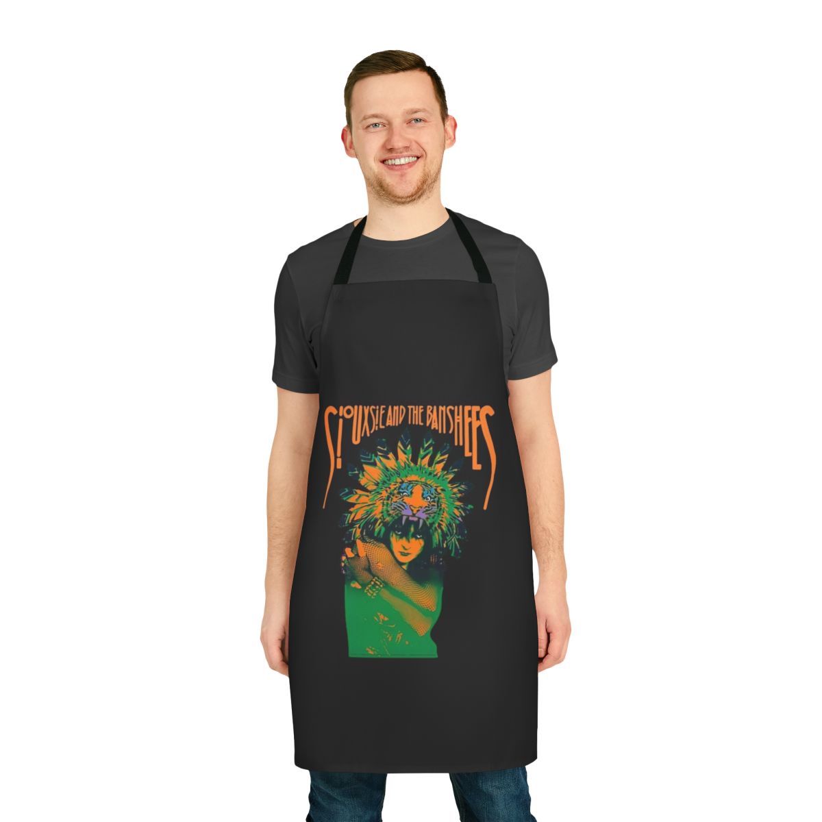 Siouxsie Sioux inspired punk rock apron