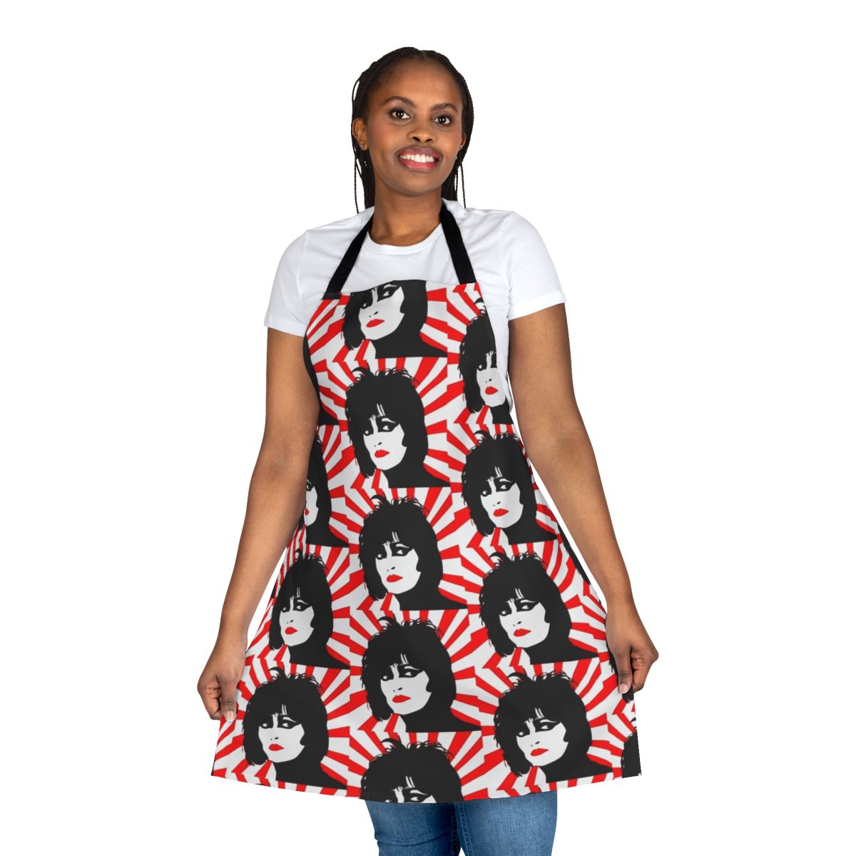 Siouxsie Sioux Inspired 80s Goth Punk Retro Apron