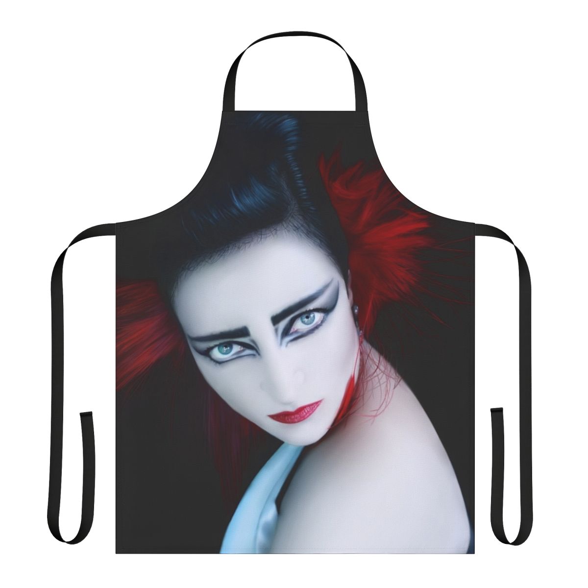Siouxsie Sioux Inspired Apron - Goth Punk 80s Post Punk Tribute