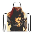 Siouxsie Sioux inspired punk rock design printed on a high-quality kitchen apron