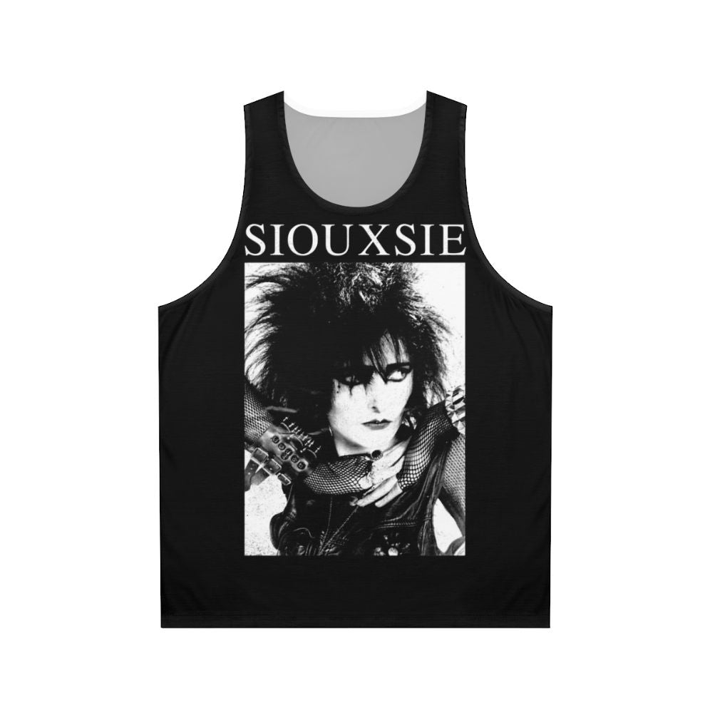 Siouxsie Sioux Unisex Black Punk Rock Tank Top