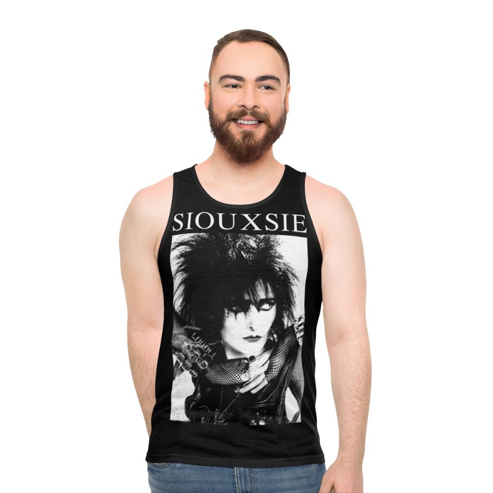 Siouxsie Sioux Unisex Black Punk Rock Tank Top