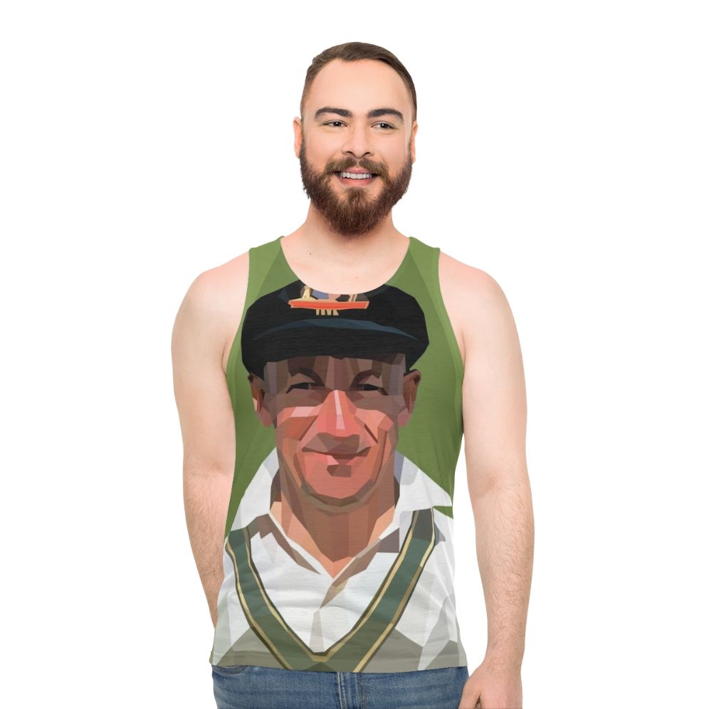Sir Don Bradman Unisex Tank Top