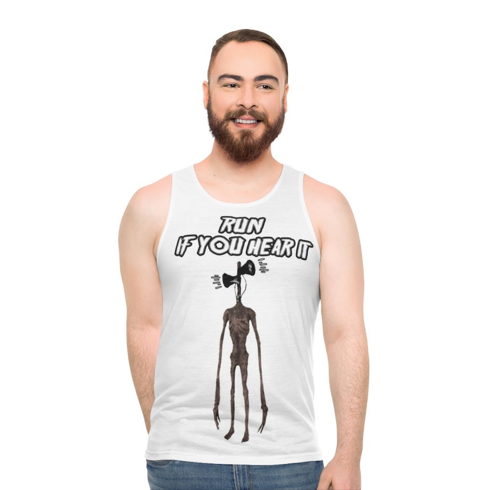 Siren Head Monster Unisex Tank Top