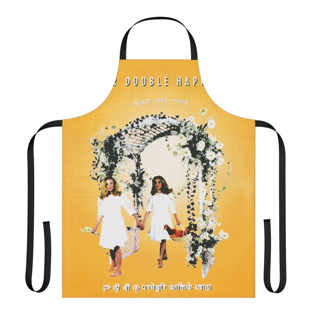 A high-quality punk-inspired apron featuring the "Sister Double Happiness" design
