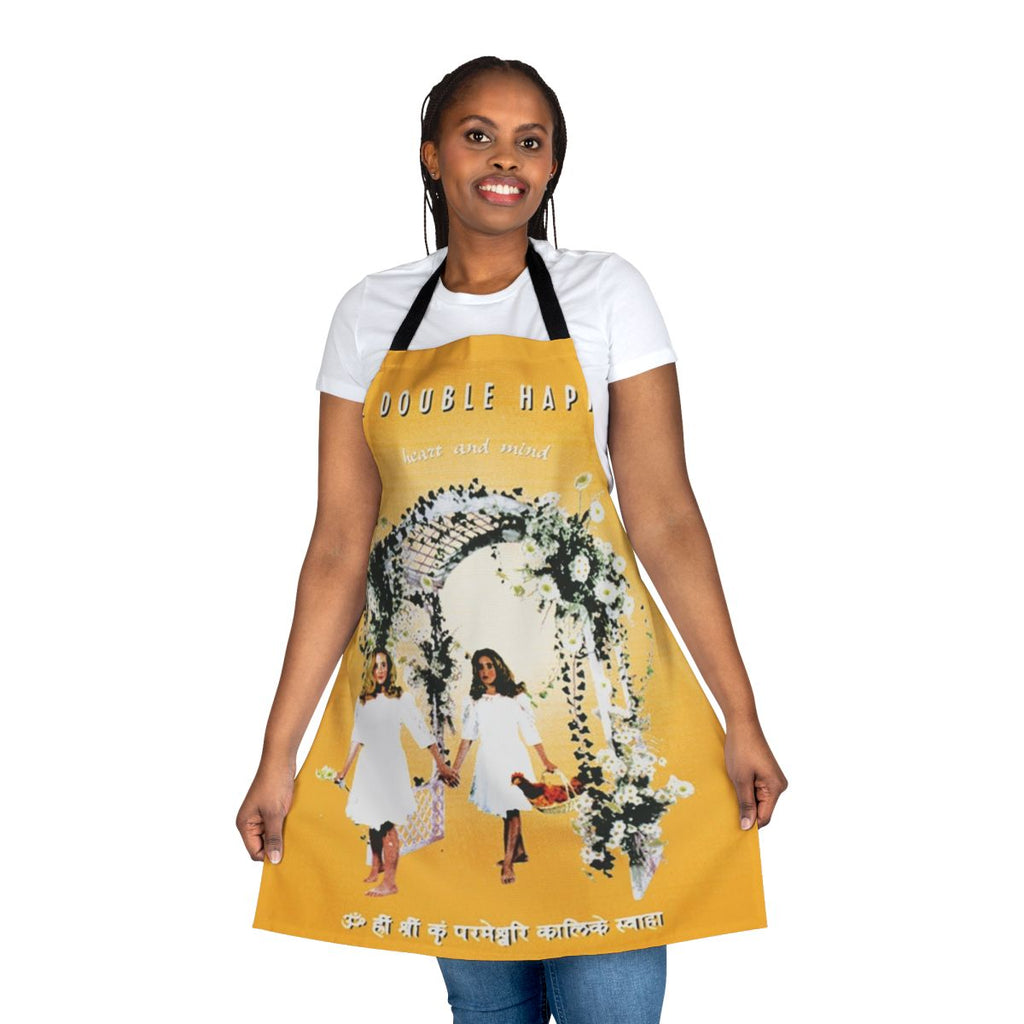A high-quality punk-inspired apron featuring the "Sister Double Happiness" design