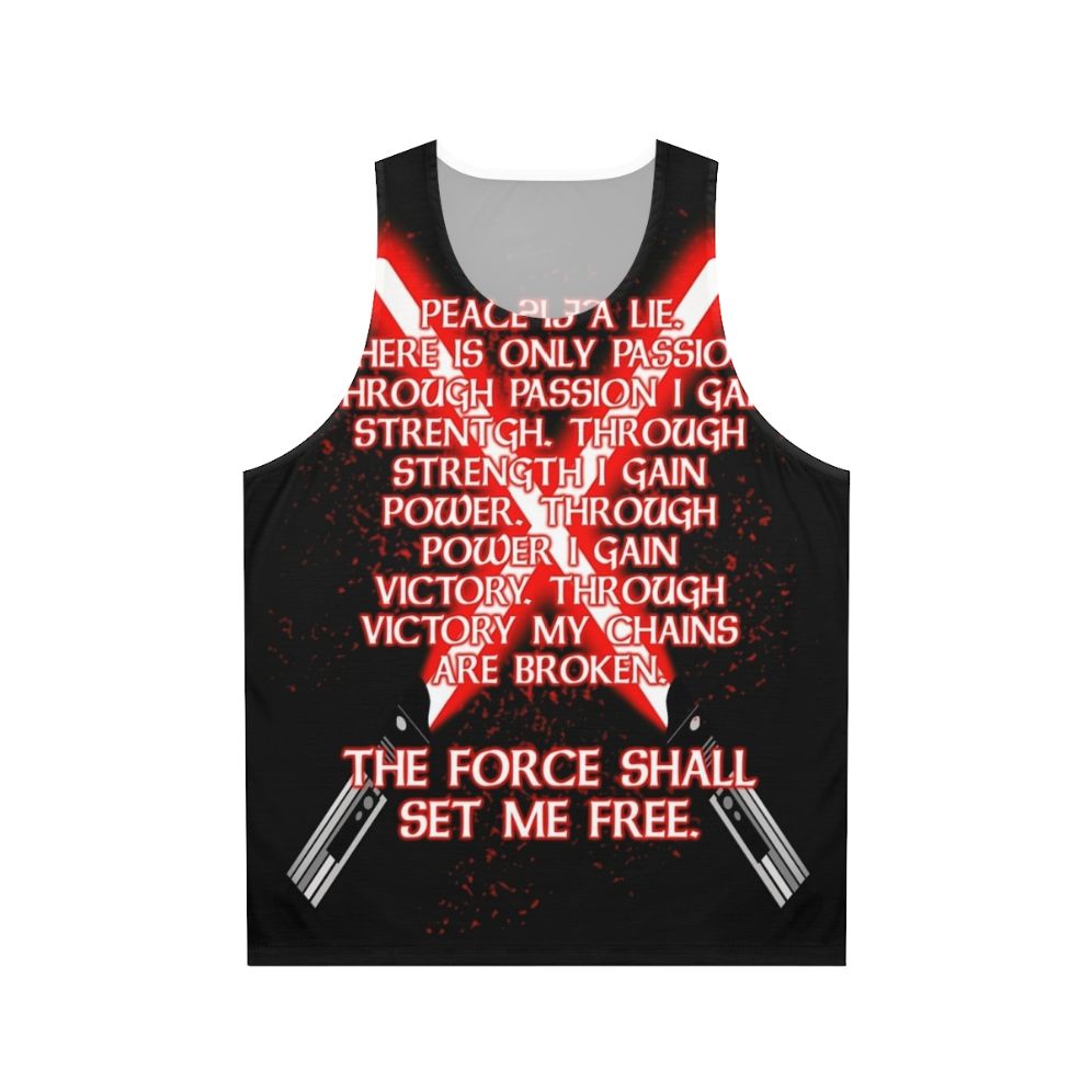Sith Code Dark Side Unisex Tank Top