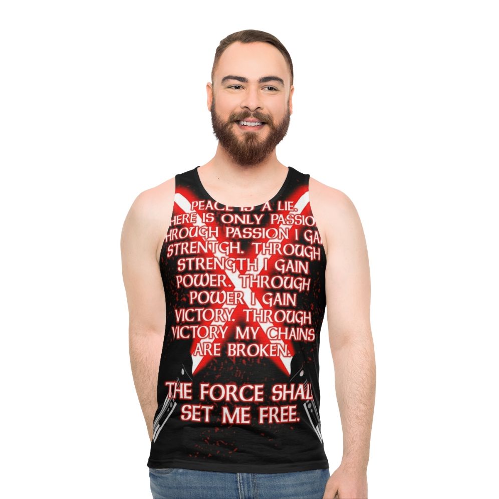 Sith Code Dark Side Unisex Tank Top