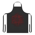 A black apron featuring the Sith Code from the Star Wars universe