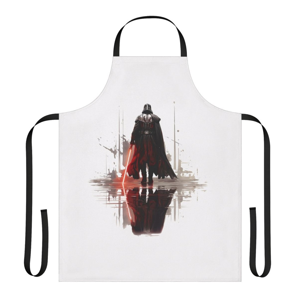 Sith Lord apron with iconic Darth Vader design and lightsaber