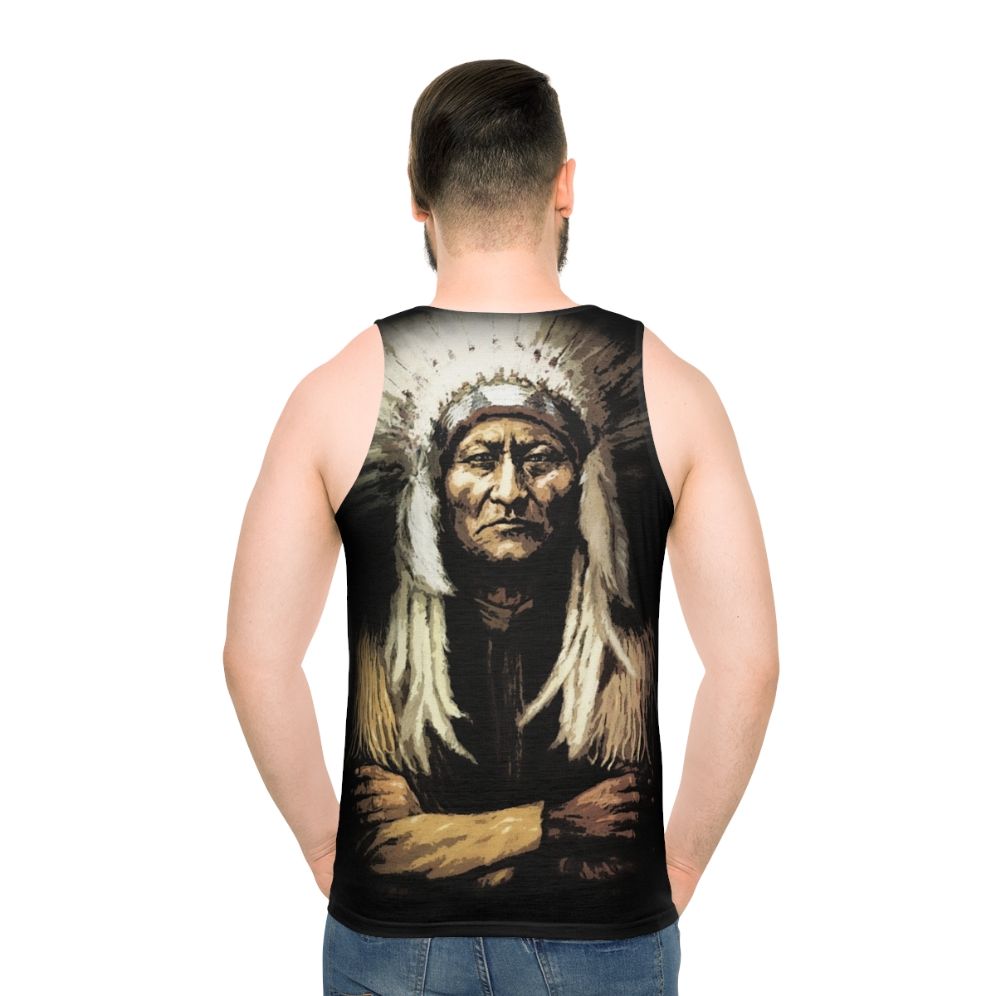 Sitting Bull Native American Tribal Unisex Tank Top