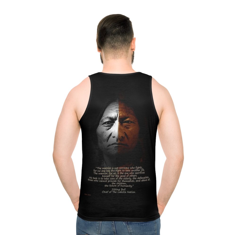 Sitting Bull Warrior Quote Unisex Tank Top