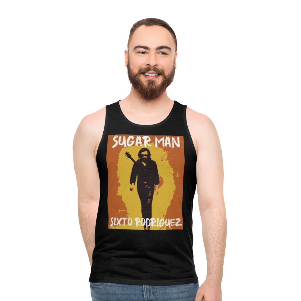 Sixto Rodriguez Retro Unisex Tank Top