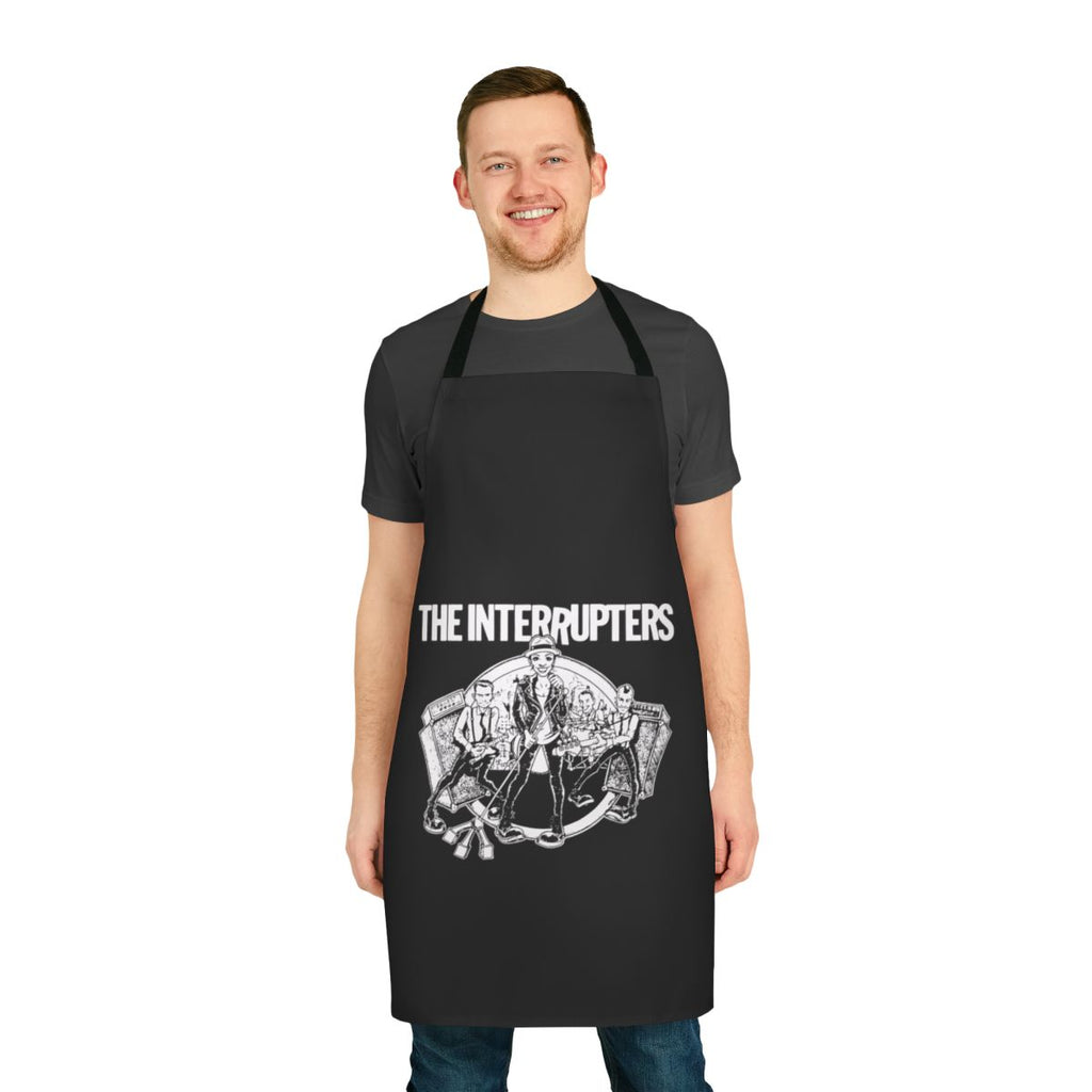 Ska punk band inspired apron featuring The Interrupters logo and design