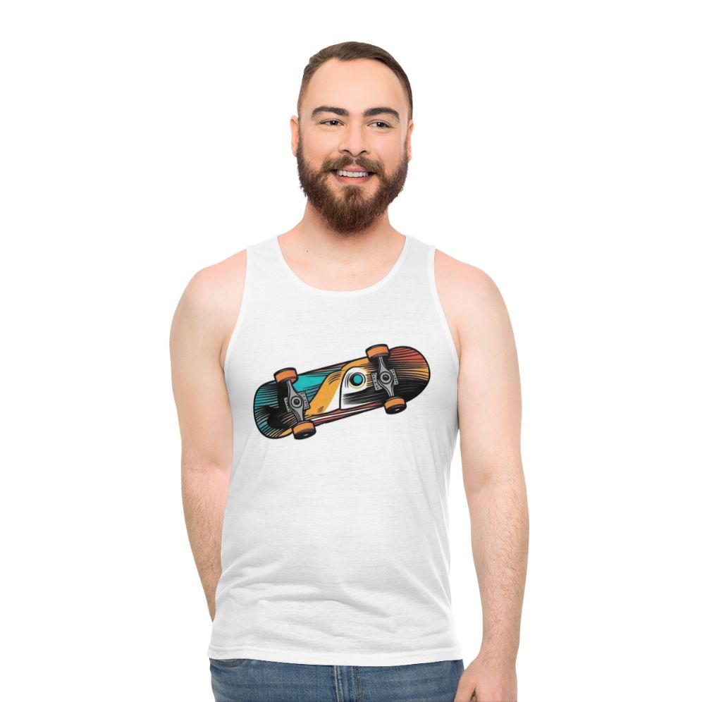 Skateboard tank top for skaters and sports enthusiasts
