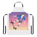 Sky Brown inspired apron with skateboarding graphics