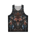 Skeleton Alien Unisex Tank Top