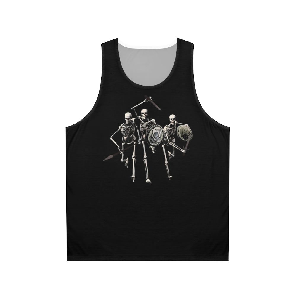 Skeleton Charge Unisex Tank Top
