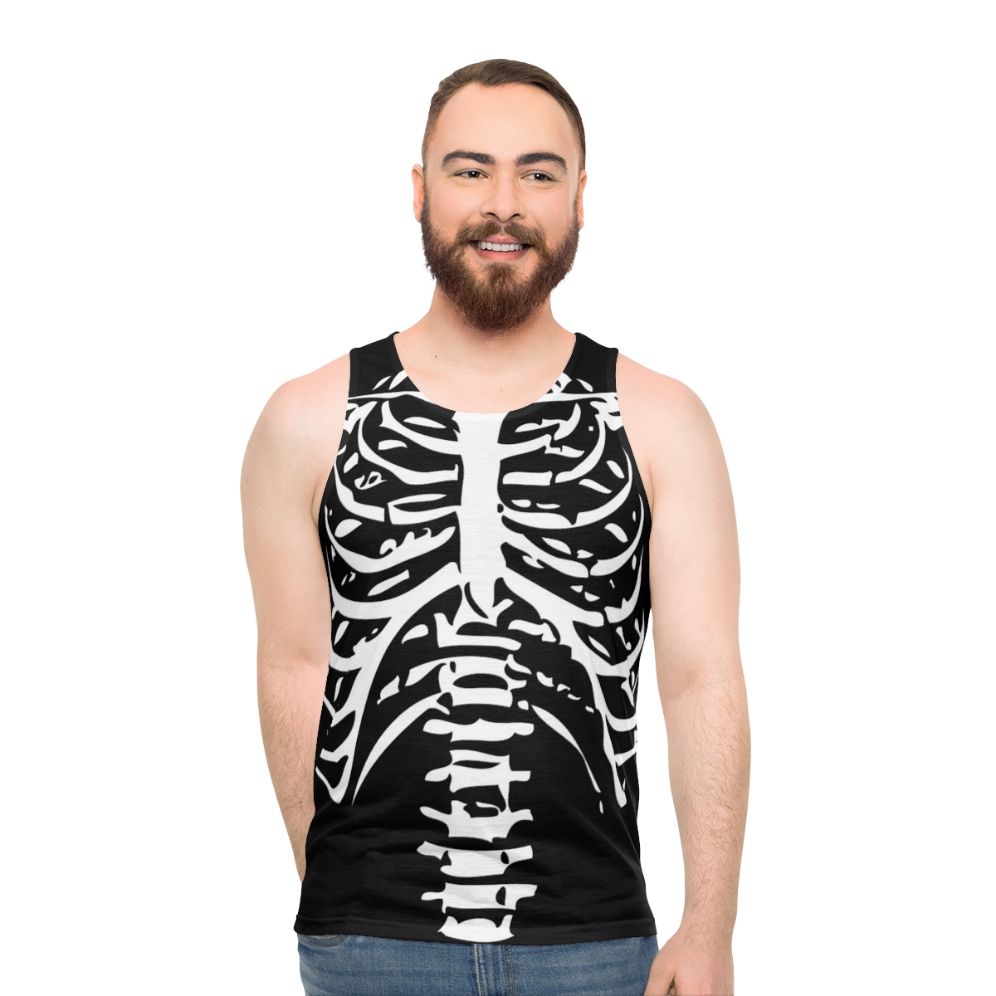 Skeleton Rib Cage Unisex Tank Top