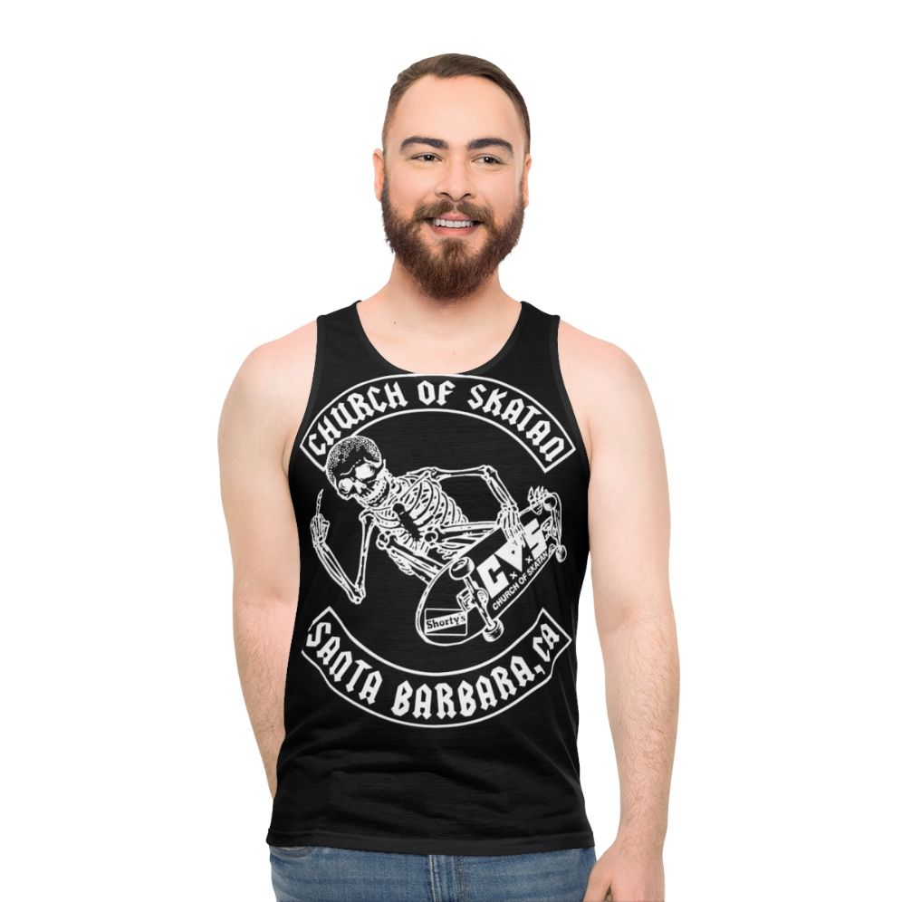 Skeleton Skater Tank Top