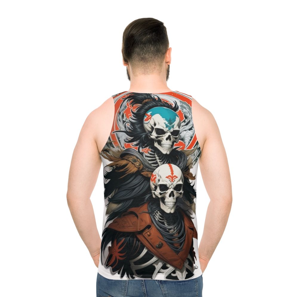 Skeleton Warrior Dark Fantasy Unisex Tank Top