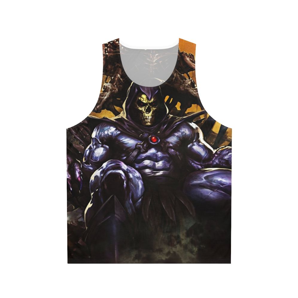 Skeletor Unisex Tank Top with Retro Design