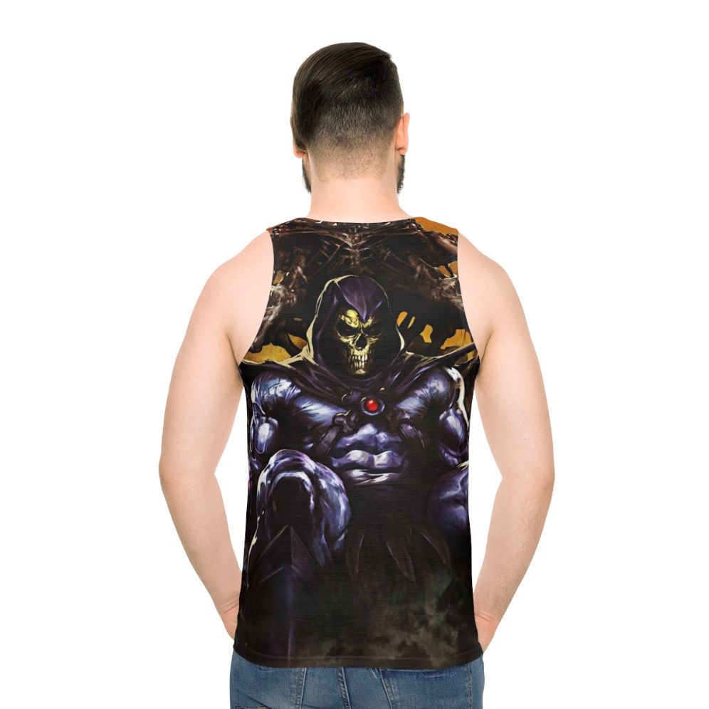 Skeletor Unisex Tank Top with Retro Design
