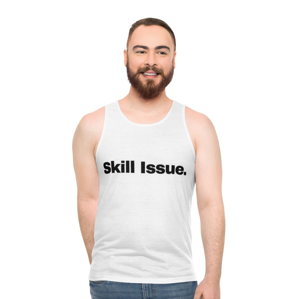 "Skill Issue Unisex Gaming Tank Top"